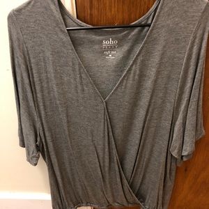 Soho wrap around soft tee
